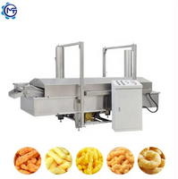 2022 full automatic stainless steel fried pasta wheat flour snack food machine maker