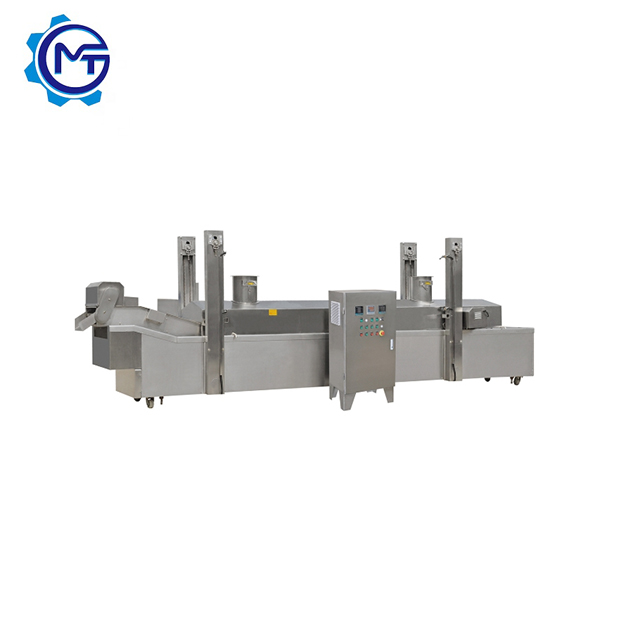 Oil film continuous food snack fryer