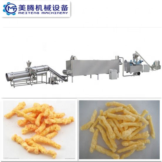Fried cheetos kurkure niknak processing line