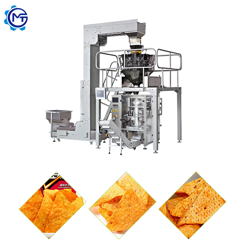 Fried Food Production Line Doritos Making Machine Corn Chips Processing Line