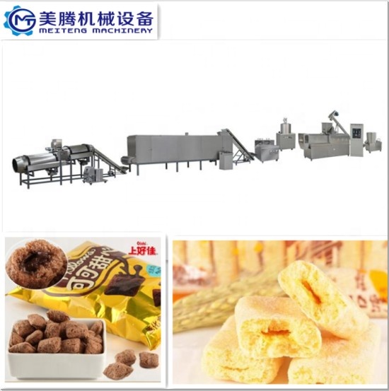 Core-filling stick snack processing line